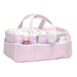 Photo 2 Pink Gingham Seersucker Storage Caddy