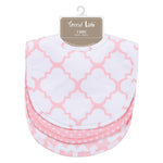 Photo 2 Pink Sky 3 Pack Bib Set