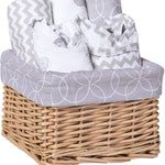Pink Sky 7 Piece Feeding Basket Gift Set