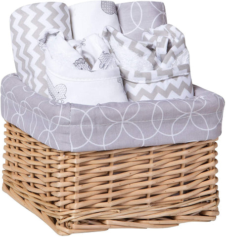Pink Sky 7 Piece Feeding Basket Gift Set