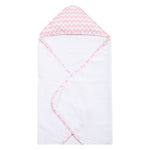 Pink Sky Chevron Deluxe Hooded Towel