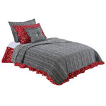 Pirates Cove Dots & Stripes 5 Pc Reversible Twin Bedding Set