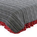 Pirates Cove Dots & Stripes 8 Pc Revesible Full Bedding Set