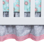 Photo 8 Playful Elephants 3 Piece Crib Bedding Set