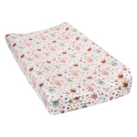 Photo 1 Playful Elephants Deluxe Flannel Changing Pad Cover