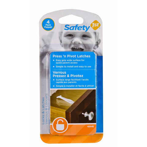 Press n' Pivot Latch, 4pk