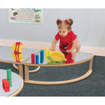 Photo 1 Quarter Round Infant Floor Mirror