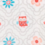 Photo 2 Quatrefoil Owls Plush Changing Pad Cover