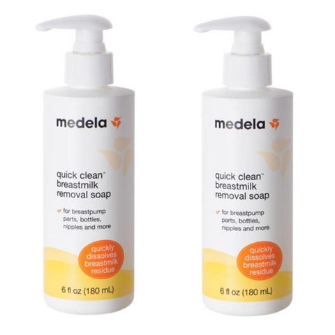 Quick Clean Breastmilk Removal Soap 2 Pack