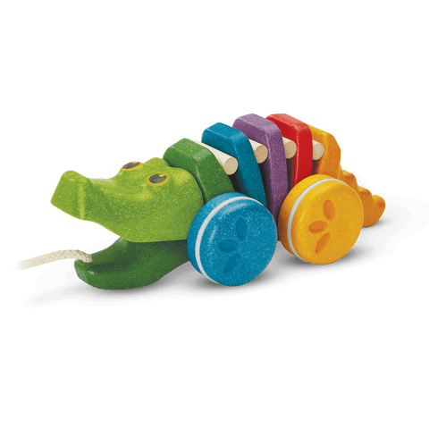 Rainbow Dancing Alligator Pull Toy - 1416