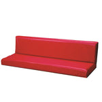 Photo 1 Red Cushion Hinged Seat/Back Set