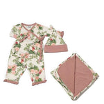 Ruffle Kimono 4-Piece Set
