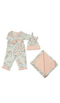 Photo 2 Ruffle Kimono 4-Piece Set-Cloud Blue