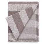 Photo 1 Rugby Stripe Sweatshirt Knit Baby Blanket