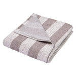 Rugby Stripe Sweatshirt Knit Baby Blanket