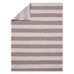 Rugby Stripe Sweatshirt Knit Baby Blanket