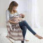 Photo 7 Rugby Stripe Sweatshirt Knit Baby Blanket