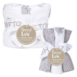 Photo 1 Safari Chevron 6 Piece Hooded Towel and Wash Cloth Set