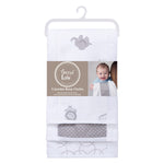 Photo 2 Safari Gray 3 Pack Jumbo Burp Cloth Set