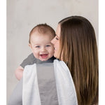 Photo 3 Safari Gray 3 Pack Jumbo Burp Cloth Set