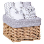 Photo 1 Safari Gray 7 Piece Feeding Basket Gift Set