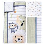 Photo 2 Safari Rock Band 6 Piece Crib Bedding Set