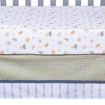 Photo 9 Safari Rock Band 6 Piece Crib Bedding Set