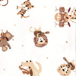 Photo 2 Safari Rock Band Deluxe Flannel Fitted Crib Sheet