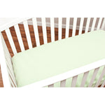 Photo 3 Sage Fitted Cotton Jersey Crib Sheet