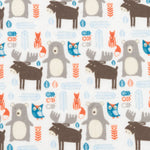 Photo 2 Scandi Forest Deluxe Flannel Fitted Crib Sheet