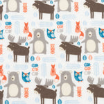 Scandi Forest Deluxe Flannel Fitted Crib Sheet