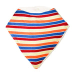 Blue, Red, Orange, Yellow Stripe
