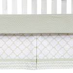 Photo 4 Sea Foam 3 Piece Crib Bedding Set