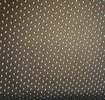 Photo 1 Small Floral on Brown Fabric - 3 yds