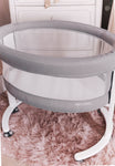 Photo 9 Smart Luce Wooden Bassinet with Light and Fabric