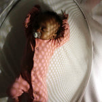 Smart Luce Wooden Bassinet with Light and Fabric