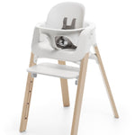 Natural Legs/ White Seat