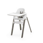Hazy Grey legs, White seat, Grey cushion & Tray