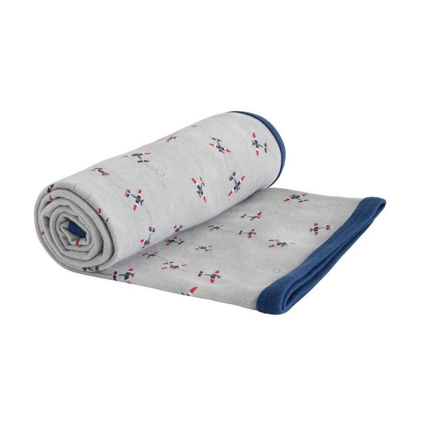 Stroller Blanket - Twilight Planes