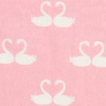 Photo 2 Swan Fairy Tale Deluxe Flannel Fitted Crib Sheet