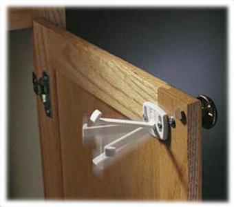 Swivel Cabinet & Drawer Lock - 4pk