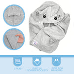 Photo 5 Tank the Shark Hooded Bath Towel