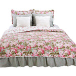 Tea Party 8 Pc Reversible Queen Bedding Set