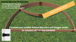 Photo 6 Tool-Free 'Blackbeard's Hat' Semi Circle Raised Garden Bed - 6' x 8'