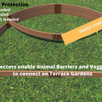 Tool-Free 'Blackbeard's Hat' Semi Circle Raised Garden Bed - 6' x 8'