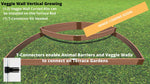 Photo 7 Tool-Free 'Blackbeard's Hat' Semi Circle Raised Garden Bed - 6' x 8'