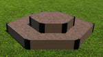 Photo 15 Uptown Brown / 1" Profile / 2-Levels Outside, 2-Levels Inside