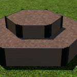Uptown Brown / 1" Profile / 3-Levels Outside, 2-Levels Inside