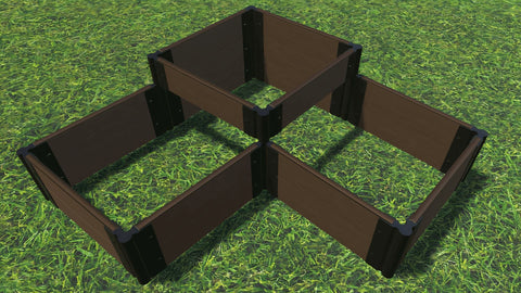 Uptown Brown / 1" Profile / 2-Levels Bottom, 1-Level Top