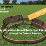 Tool-Free 'Circle Quadruple' Raised Garden Bed - 10' x 10'